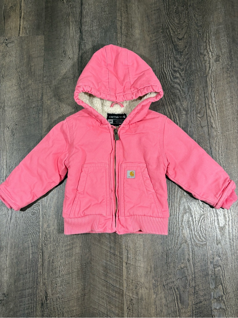 CARHARTT Girls' Canvas Active Hooded Insulated Jacket